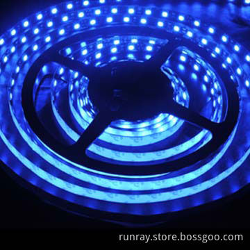 55050SMD 12V Flexible LED Strips with Blue Color, 14.4W/m Power